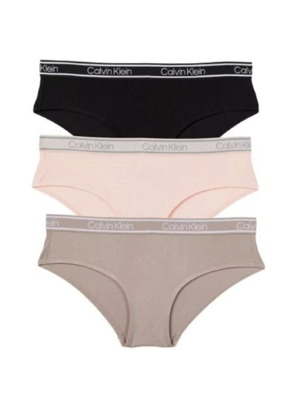 NWT Calvin Klein Women's L 3 Pack Hipster Underwear